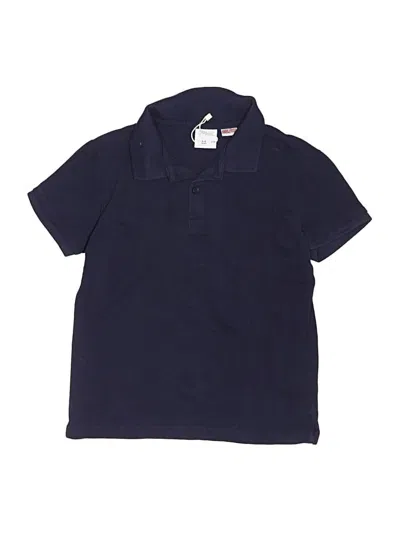Pre-owned Zara Kids' Short Sleeve Polo Shirt In Blue