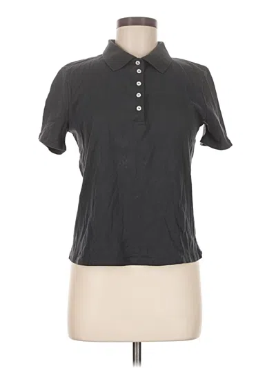 Pre-owned Zara Short Sleeve Polo Shirt In Gray