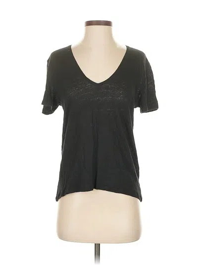 Pre-owned Zara Short Sleeve T-shirt In Black