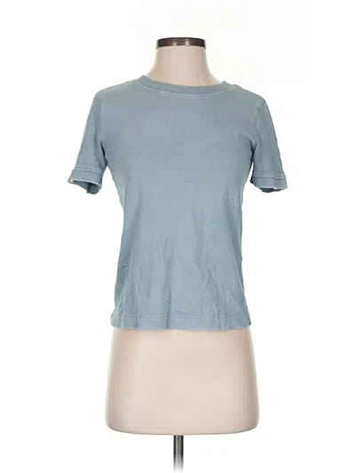 Pre-owned Zara Short Sleeve T-shirt In Blue