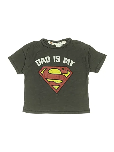 Pre-owned Zara Kids' Short Sleeve T-shirt In Green