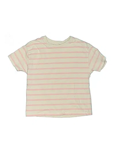 Pre-owned Zara Kids' Short Sleeve T-shirt In White