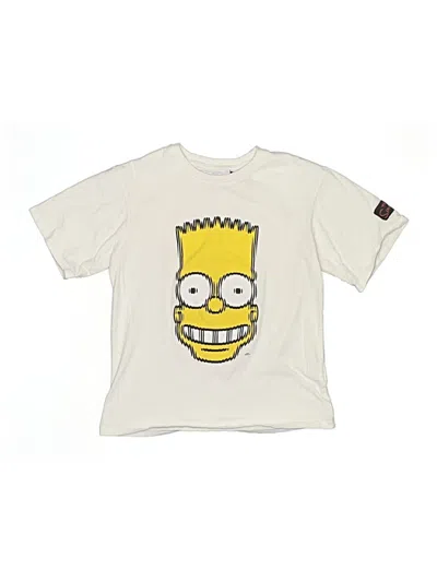 Pre-owned Zara Kids' Short Sleeve T-shirt In White