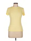 Zara Short Sleeve T-shirt In Yellow