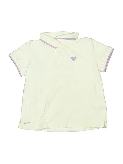 Pre-owned Zara Kids' Short Sleeve Top Green Collared Neckline Tops