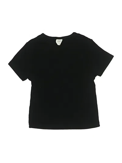 Pre-owned Zara Kids' Short Sleeve T-shirt In Black