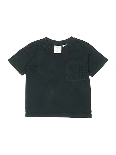 Pre-owned Zara Kids' Short Sleeve T-shirt In Black