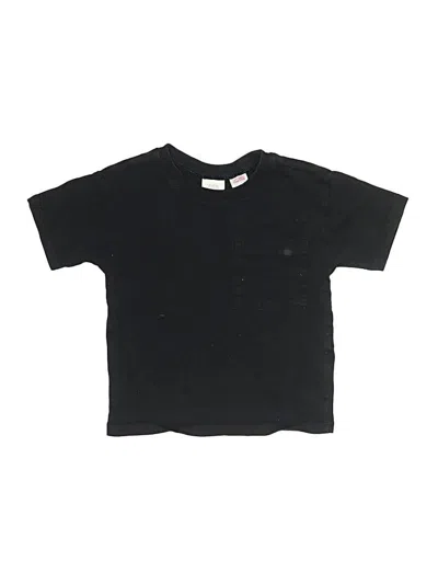 Pre-owned Zara Kids' Short Sleeve T-shirt In Black