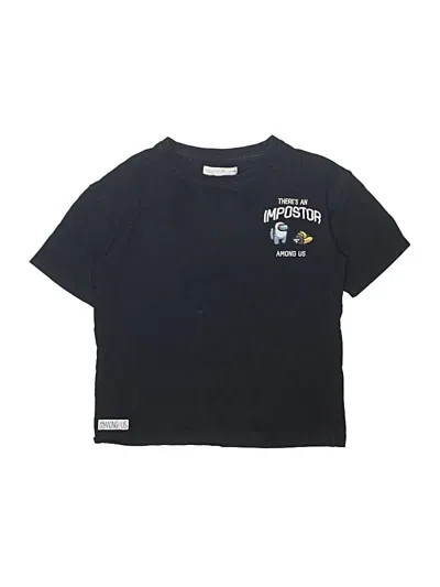 Pre-owned Zara Kids' Short Sleeve T-shirt In Black