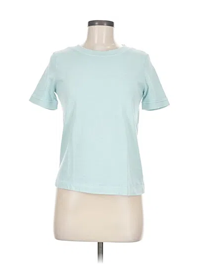 Pre-owned Zara Short Sleeve T-shirt In Blue