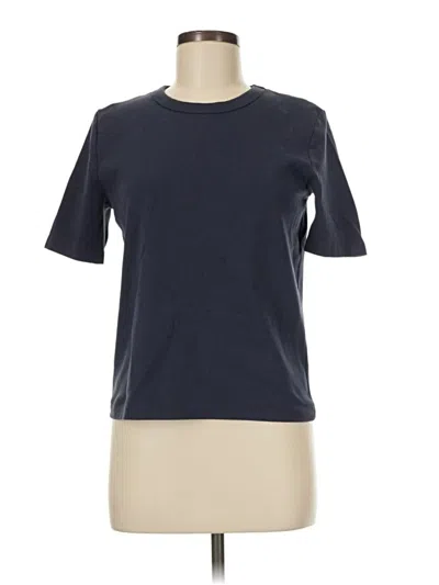 Pre-owned Zara Short Sleeve T-shirt In Blue