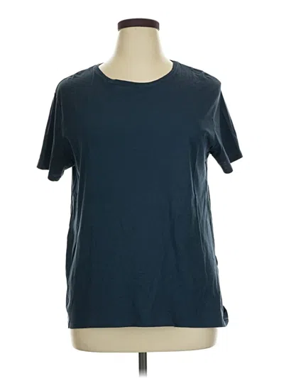 Pre-owned Zara Short Sleeve T-shirt In Blue
