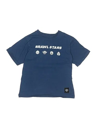 Pre-owned Zara Kids' Short Sleeve T-shirt In Blue