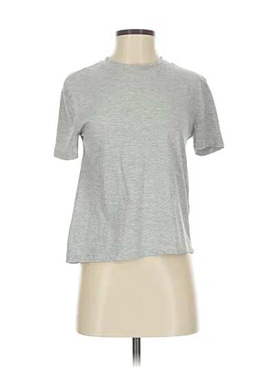 Pre-owned Zara Short Sleeve T-shirt In Gray