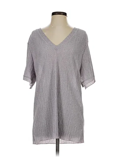 Pre-owned Zara Short Sleeve T-shirt In Gray