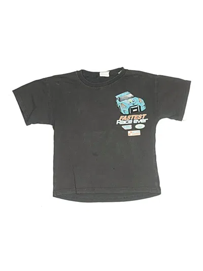 Pre-owned Zara Kids' Short Sleeve T-shirt In Gray