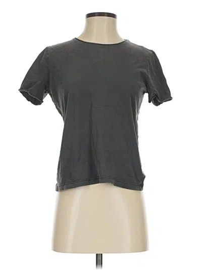 Pre-owned Zara Short Sleeve T-shirt In Gray