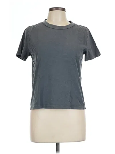 Pre-owned Zara Short Sleeve T-shirt In Gray