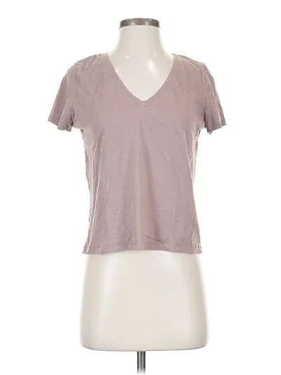 Pre-owned Zara Short Sleeve T-shirt In Gray