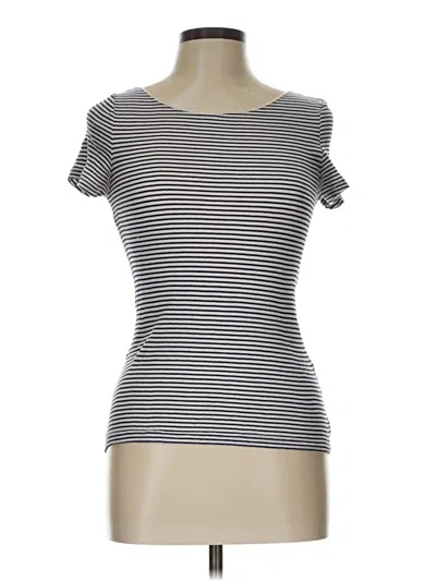 Pre-owned Zara Short Sleeve T-shirt In Gray
