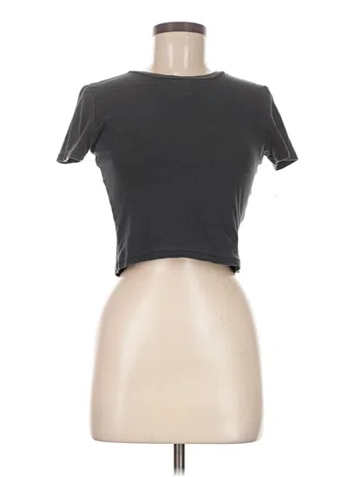 Pre-owned Zara Short Sleeve T-shirt In Gray