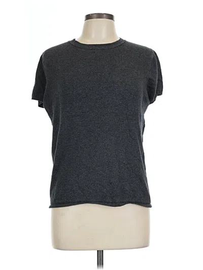 Pre-owned Zara Short Sleeve T-shirt In Gray