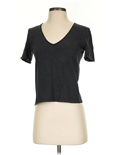 Pre-owned Zara Short Sleeve T-shirt In Gray