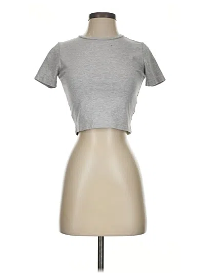 Pre-owned Zara Kids' Short Sleeve T-shirt In Gray
