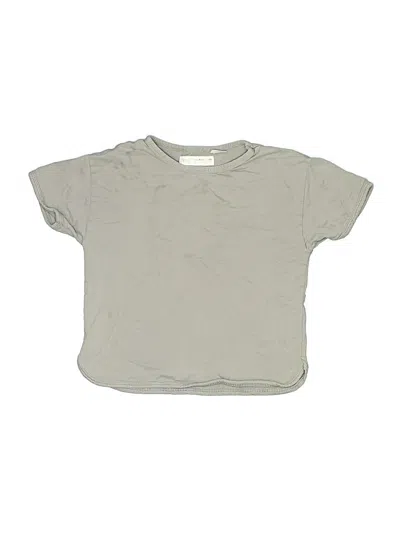 Pre-owned Zara Kids' Short Sleeve T-shirt In Gray