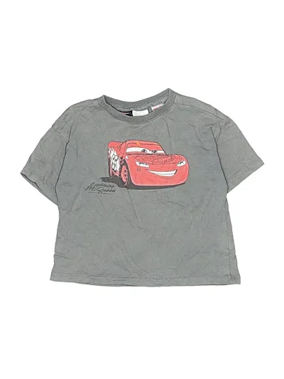 Pre-owned Zara Kids' Short Sleeve T-shirt In Gray