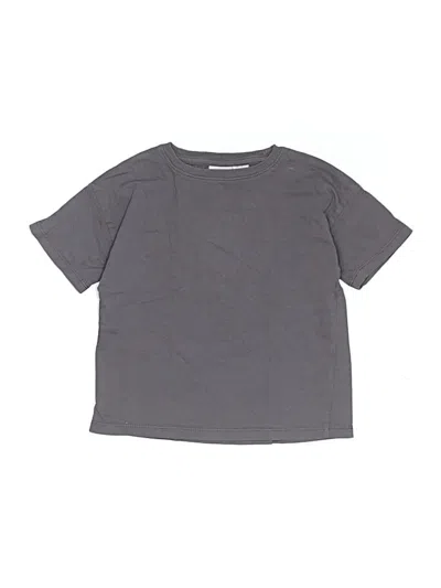 Pre-owned Zara Kids' Short Sleeve T-shirt In Gray