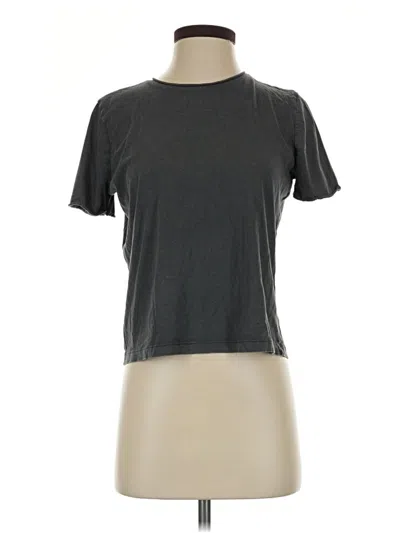 Pre-owned Zara Short Sleeve T-shirt In Gray