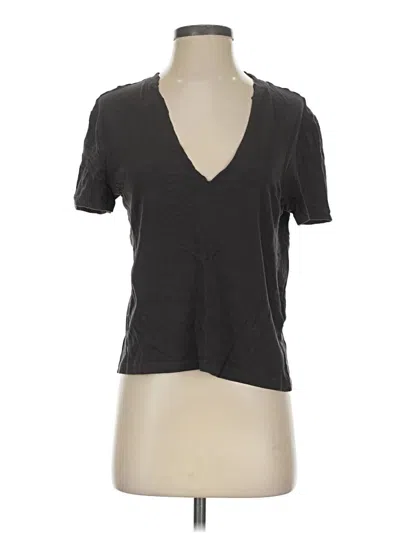 Pre-owned Zara Short Sleeve T-shirt In Gray