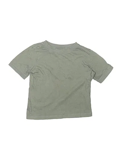 Pre-owned Zara Kids' Short Sleeve T-shirt In Green