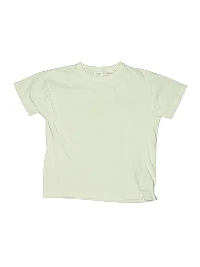 Pre-owned Zara Kids' Short Sleeve T-shirt In Green