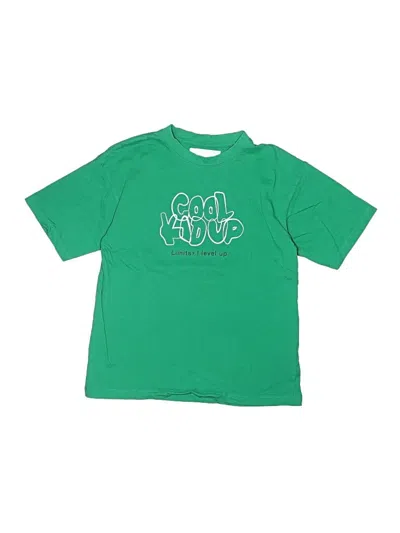 Pre-owned Zara Kids' Short Sleeve T-shirt In Green
