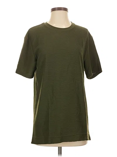 Pre-owned Zara Short Sleeve T-shirt In Green