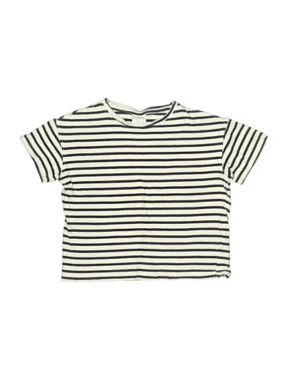 Pre-owned Zara Kids' Short Sleeve T-shirt In Ivory