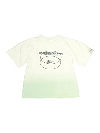 Pre-owned Zara Kids' Short Sleeve T-shirt In Ivory