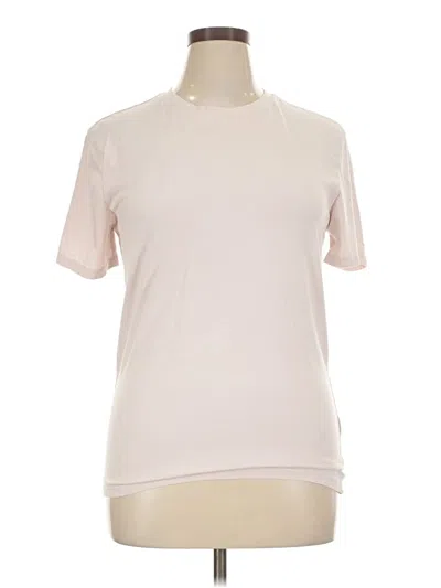 Pre-owned Zara Short Sleeve T-shirt In Ivory