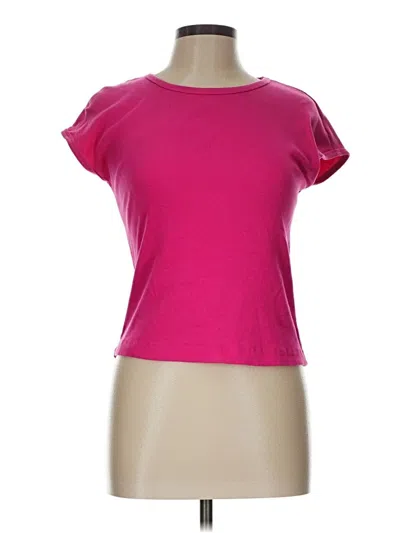 Pre-owned Zara Short Sleeve T-shirt In Pink