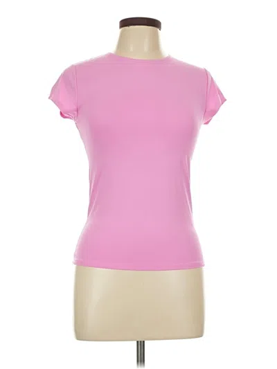 Zara Short Sleeve T-shirt In Pink