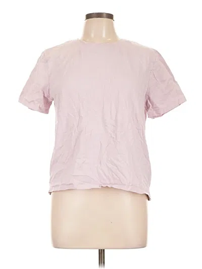 Pre-owned Zara Short Sleeve T-shirt In Pink
