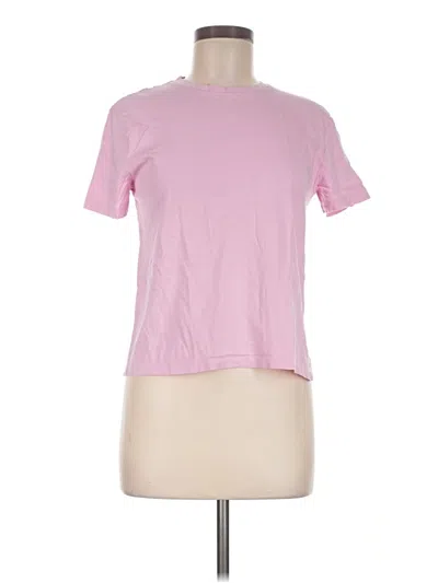Pre-owned Zara Short Sleeve T-shirt In Pink