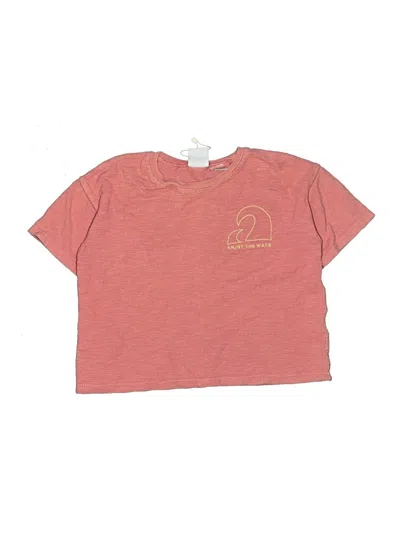 Pre-owned Zara Kids' Short Sleeve T-shirt In Red