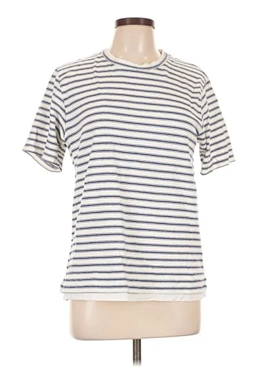 Pre-owned Zara Short Sleeve T-shirt In Silver
