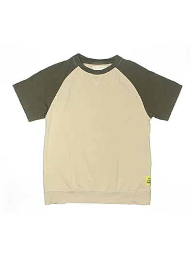 Pre-owned Zara Kids' Short Sleeve T-shirt In Tan