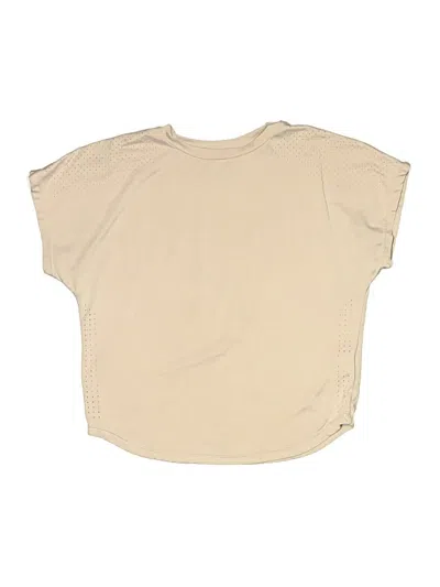 Pre-owned Zara Kids' Short Sleeve T-shirt In Tan