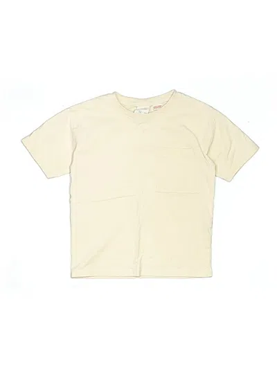 Pre-owned Zara Kids' Short Sleeve T-shirt In White