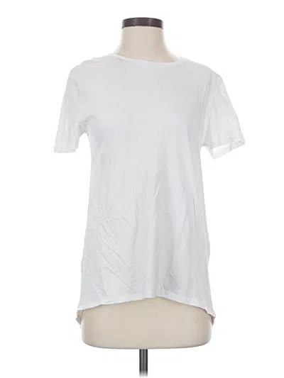 Pre-owned Zara Short Sleeve T-shirt In White